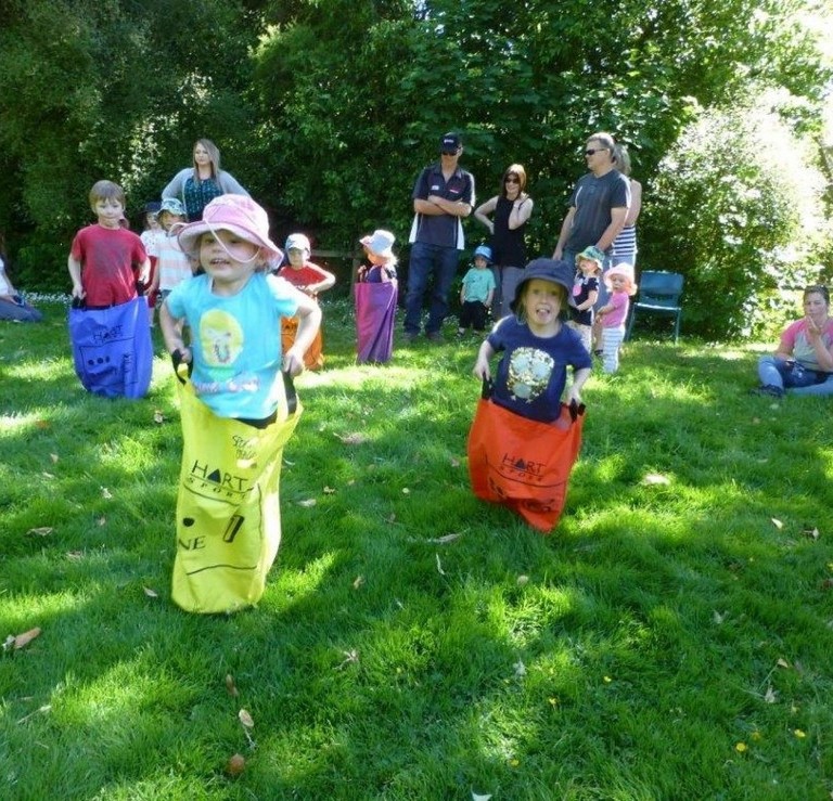Sack Race Physical Activity